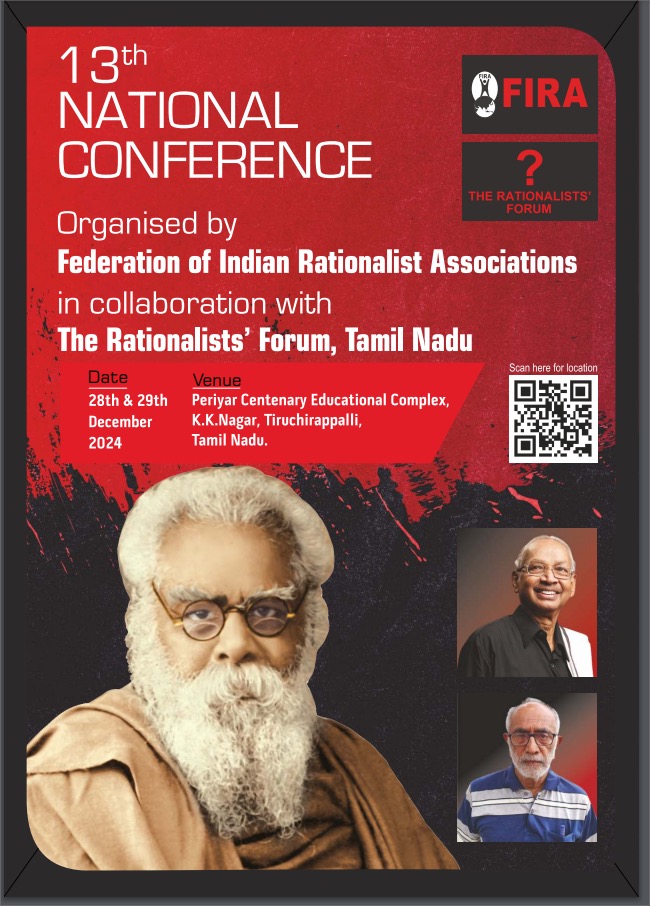 13 FIRA Conference in Collaboration with The Rationalists Forum, Tamil Nadu